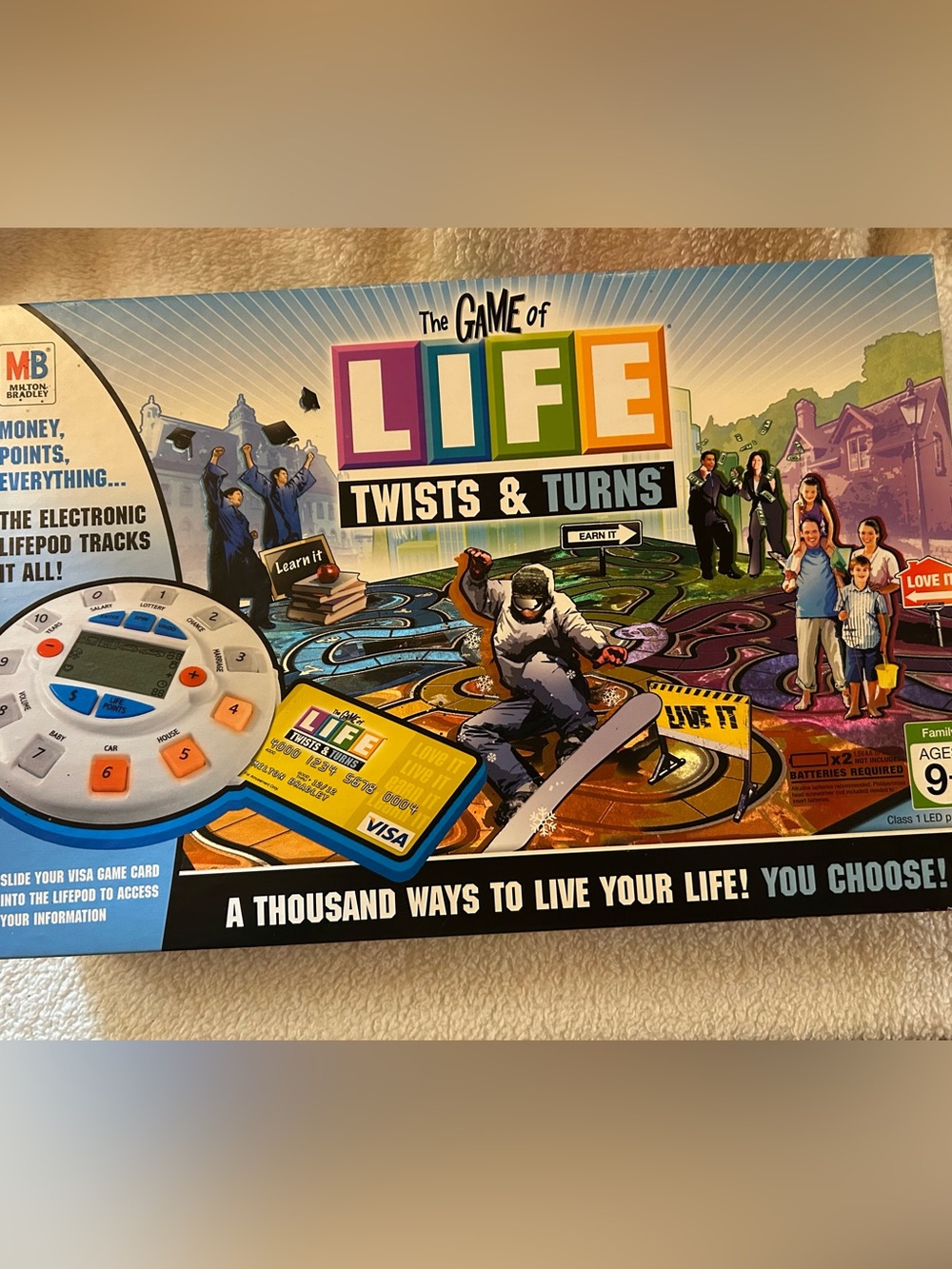 Hasbro The Game of Life Twists & Turns Board Game